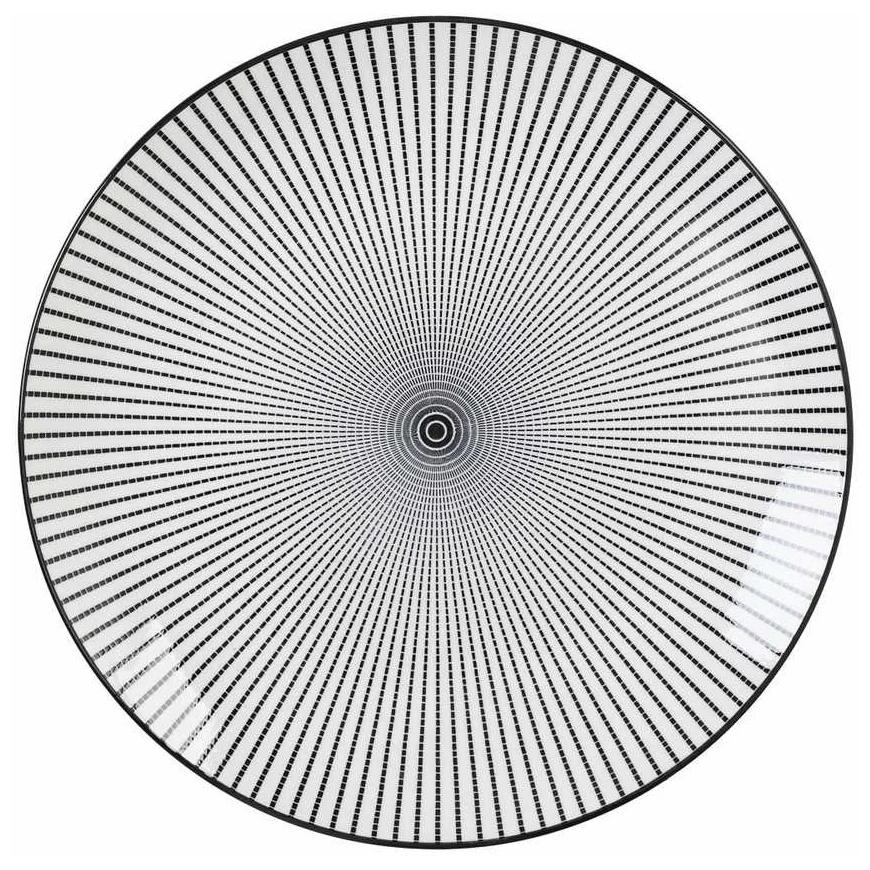 Homla NAVIA Black Plate, 27 cm – 5