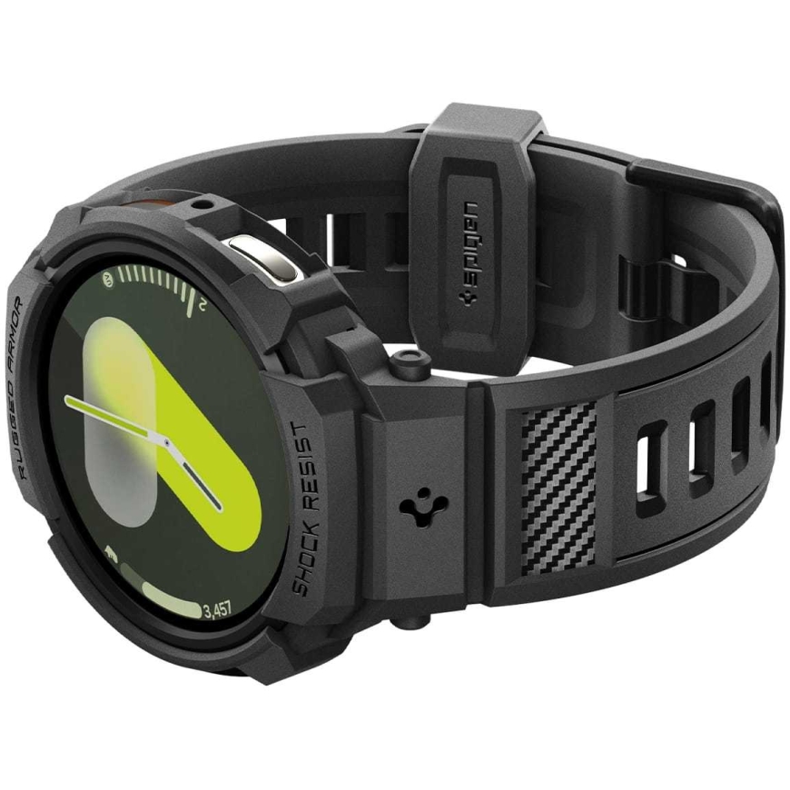 Spigen Rugged Armor Pro Samsung Galaxy Watch 8 40 mm Matēta melna
