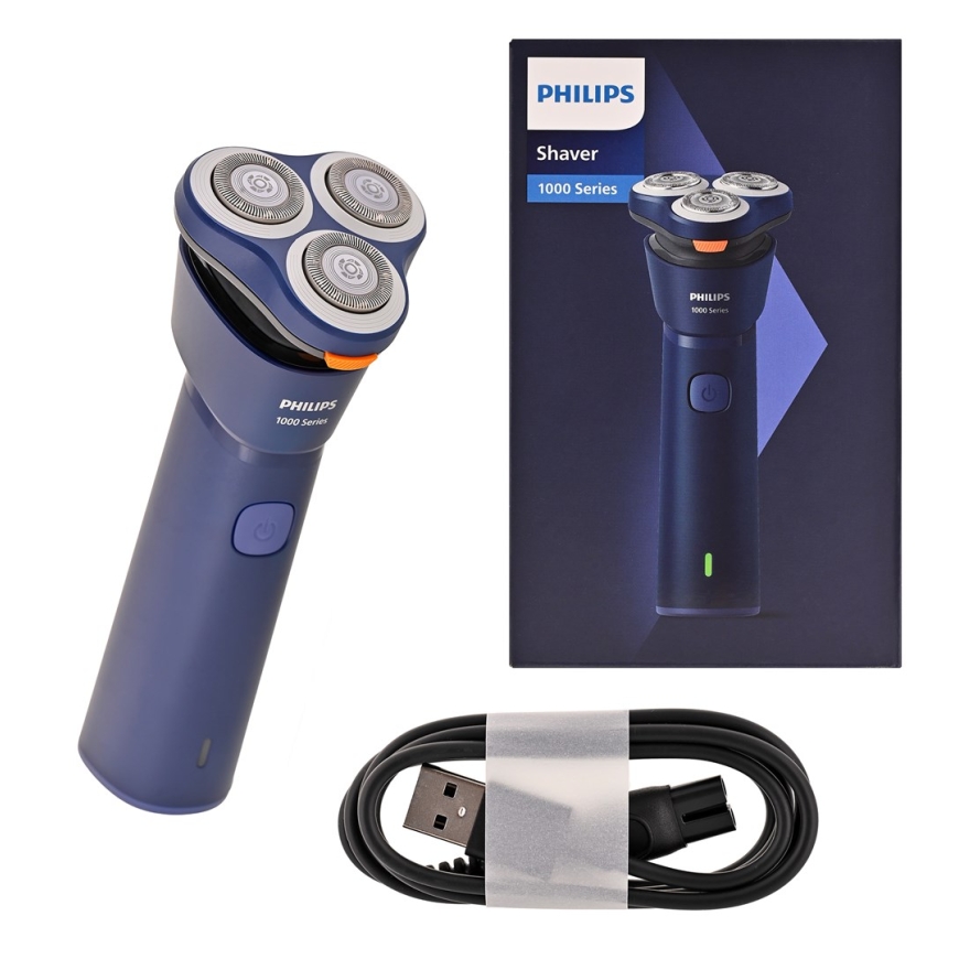 Philips 1000 sarja S1881/00 miesten parranajokone Pyörivä parranajokone Laivastonsininen