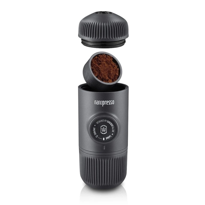Ручная кофемолка с чехлом Wacaco Nanopresso, Серый – 2