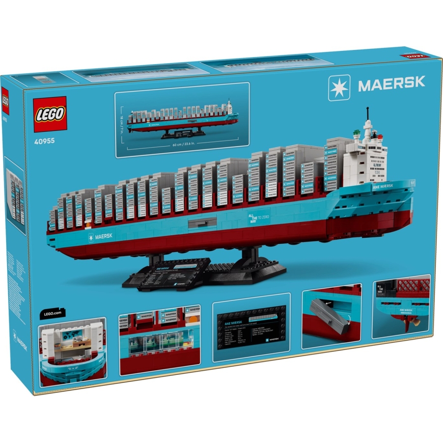 LEGO 40955 Maersk dvigubos kuro konteinerių laivas – 2