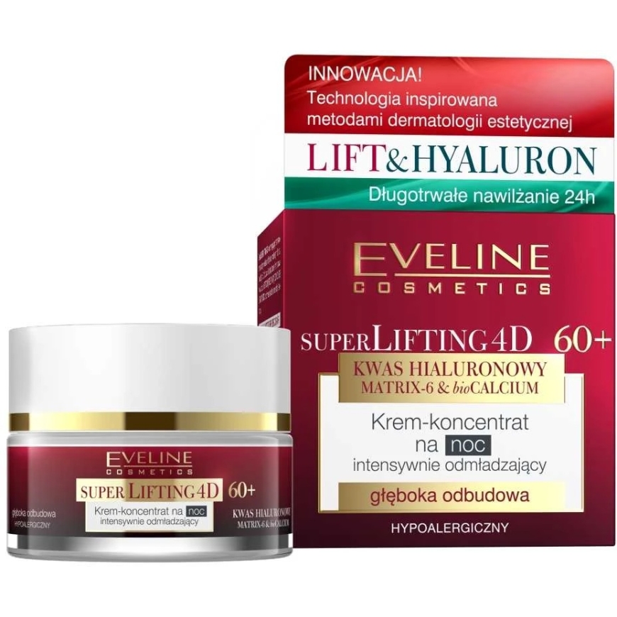 Eveline Cosmetics Super Lifting 4D 60+, 50 ml