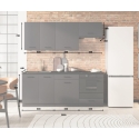 Cosmo Design ANIKA grafiit/grafiit 2.0 köögimööbli komplekt