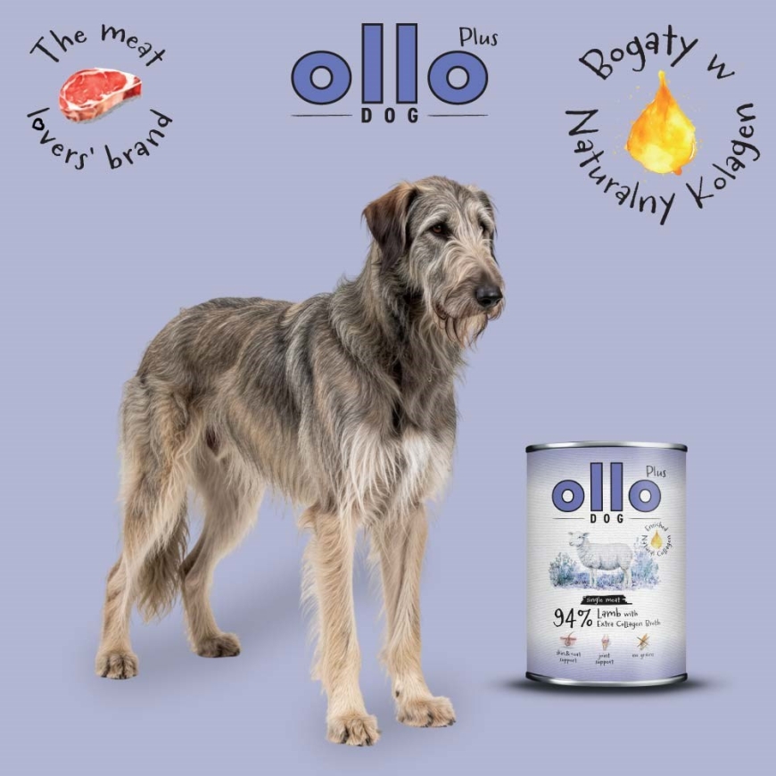 OLLO Plus Kollageeni Lamb - märg koeratoit - 400g – 2