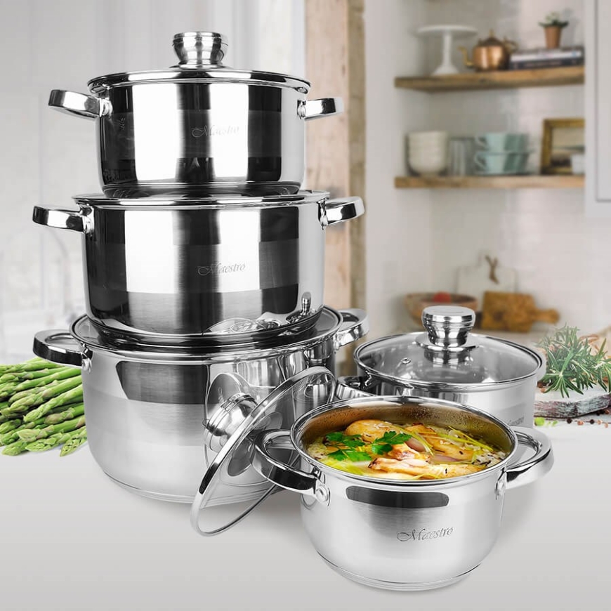 Cookware set MAESTRO MR-2220-10 10 items – 2
