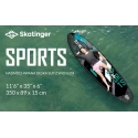 SKATINGER Pelēks Sporta 350x89x15 Joga SUP Dēlis