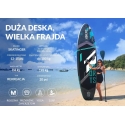 SKATINGER Серый Спортивный Йога SUP Доска 350x89x15
