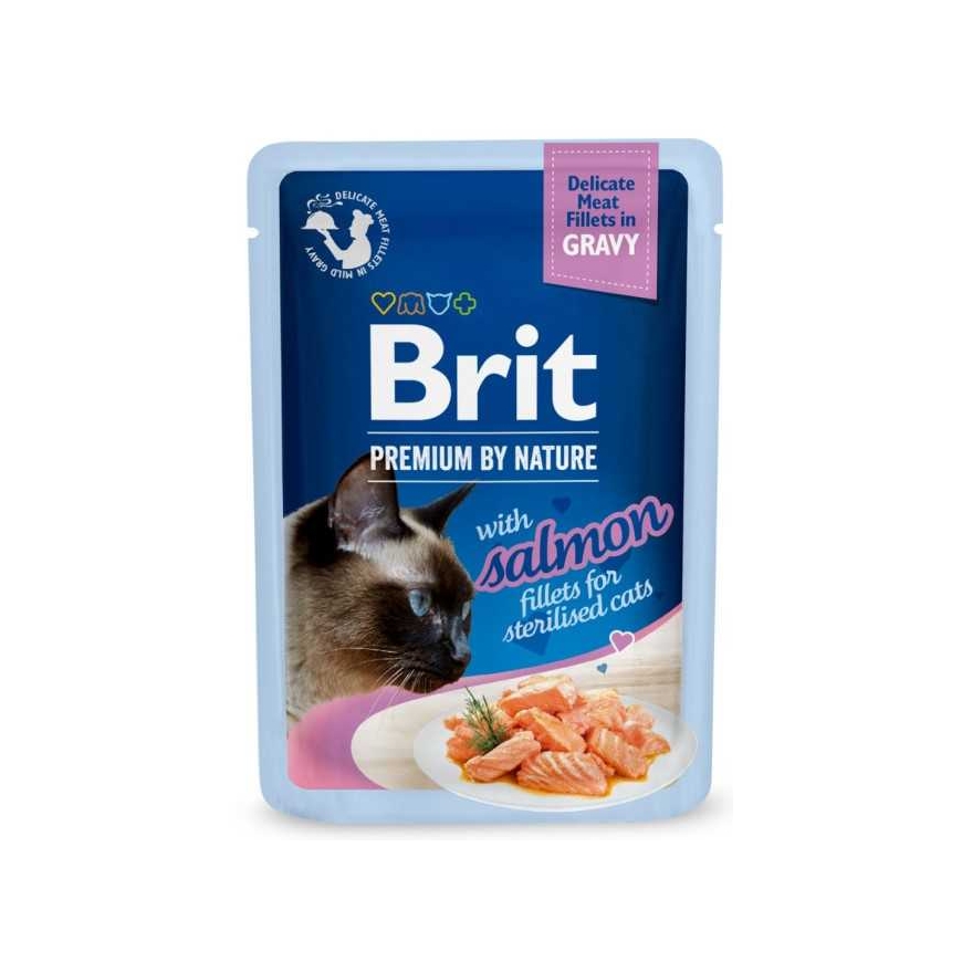 BRIT Premium Delicate Filletid kastmes, lõhe 85g
