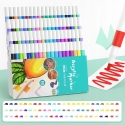 Bez Marki ACRYLIC MARKERS, Markers, markers, markers, 48 pcs, WATER RESISTANT FOR CLOTHING, STONES Bez Marki ACRYLIC MARKERS, Markers, markers, markers, 48 pcs, WATER RESISTANT FOR CLOTHING, STONES