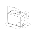 Recessed hood MPM-45-OW-06/W Recessed hood MPM-45-OW-06/W