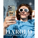 ZUCK BEAR vāciņš HAROLD MAG saderīgs ar MagSafe, paredzēts IPHONE 16 melns