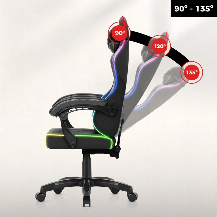 Huzaro Force 2.7 RGB Black Gaming Chair – 4