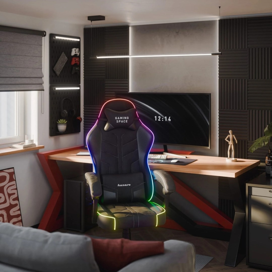 Huzaro Force 2.7 RGB Black Gaming Chair – 5