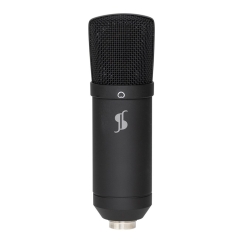 STAGG SUM45 komplekts - USB mikrofons ar mikrofona statīvu, trieciena filtru, pop filtru un USB kabeli