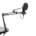 STAGG SUM45 Komplektas - USB mikrofono komplektas su mikrofonu, stovu, šoko laikikliu, pop filtrų ir USB kabeliu STAGG SUM45 Komplektas - USB mikrofono komplektas su mikrofonu, stovu, šoko laikikliu, pop filtrų ir USB kabeliu