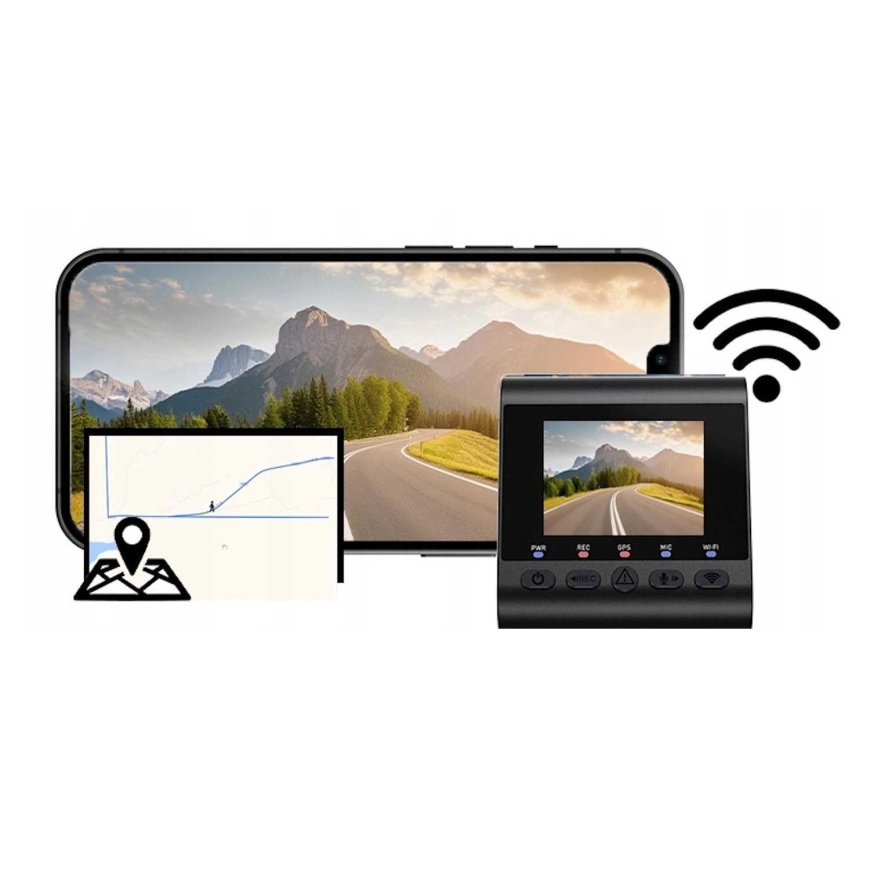Sjcam M60 4K Wi-Fi DVR + GPS + eesmine kaamera – 4