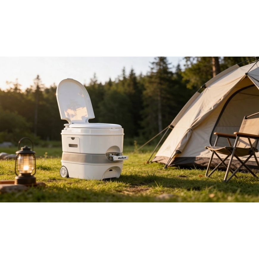 Przenośna Nešiojamas kelioninis tualetas 24L / 20L, Rebel Active – 2