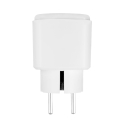 GreenBlue Remote-Controlled WiFi Outlet, Android/iOS/Alexa/Google Home, Timer, Wattmeter, Max 16A/3840W, GB735 W GreenBlue Remote-Controlled WiFi Outlet, Android/iOS/Alexa/Google Home, Timer, Wattmeter, Max 16A/3840W, GB735 W