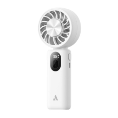 AECOOLY Halo 04 ICING kokkupandav kaasaskantav ventilaator jahutusplaadiga, valge