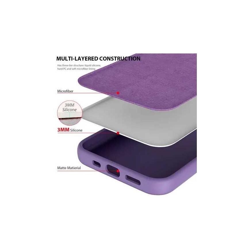 Riff "Soft Silicone Case iPhone 12 Pro Max" Purple – 3