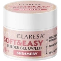 CLARESA Soft&Easy Builder Shimmery nail shaping gel 12 g CLARESA Soft&Easy Builder Shimmery nail shaping gel 12 g