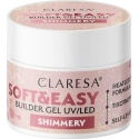 CLARESA Soft&Easy Builder Shimmery гель для формирования ногтей 12 г CLARESA Soft&Easy Builder Shimmery гель для формирования ногтей 12 г