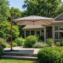 Termoli solid umbrella 3 x 3 m gray PATIO Termoli solid umbrella 3 x 3 m gray PATIO