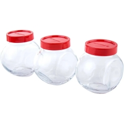 3 lasinsetti muovikannella Bella 200 ml PASABAHCE