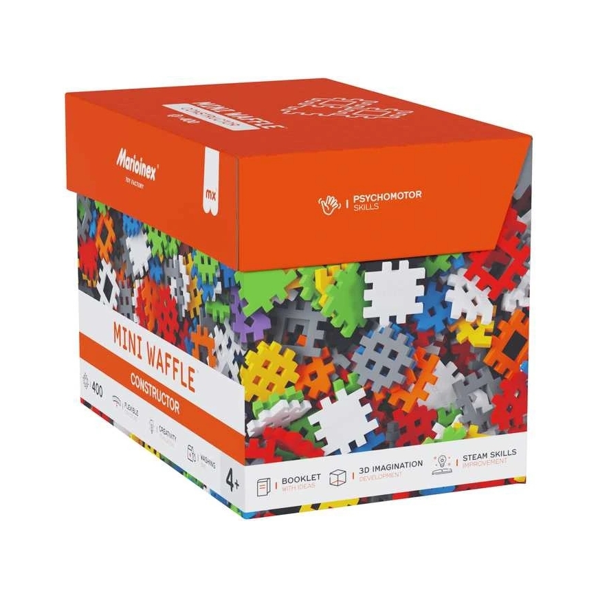 Mini Waffle Constructor construction block set 400 pieces Marioinex – 3