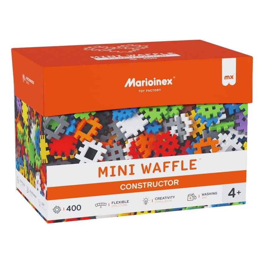 Mini Waffle Constructor construction block set 400 pieces Marioinex – 4
