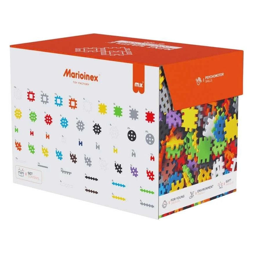 Mini Waffle Constructor construction block set 400 pieces Marioinex – 5