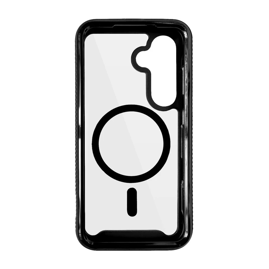 "Spello Rugged" magnetic case for "Samsung Galaxy S24/S25 5G" - black – 2