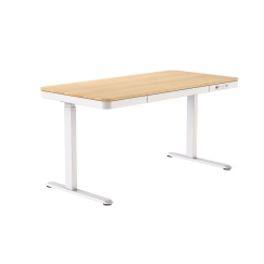 ACTIVEJET galds ar elektrisku augstuma regulēšanu 120x60 ET119S balts/ozols