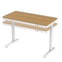 ACTIVEJET galds ar elektrisku augstuma regulēšanu 120x60 ET119S balts/ozols