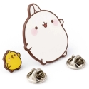 The Carat Shop Molang and Piu Piu pin badge The Carat Shop Molang and Piu Piu pin badge