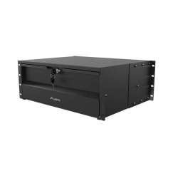 Lanberg 19" Rikkikaappi laatikko 4U 360 mm Musta (4U/483 × 360 mm, Kantokyky jopa 90 kg, 4-pistekiinnitys)