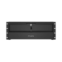 Lanberg 19" Rack Kapp Väljak 4U 360 mm Must (4U/483 × 360 mm, Koormusvõime kuni 90 kg, 4-punkti kinnitamine)