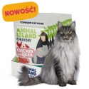 ANIMAL ISLAND Vištiena su putpelių filėmis sultinyje - drėgnas kačių maistas - 12x85g