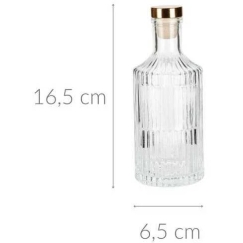 Home Styling Collection Bottle with Cork Glass 250 ml