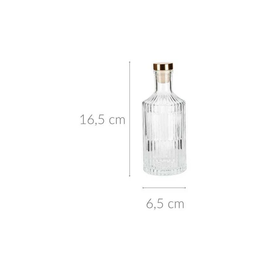 Home Styling Collection Butelis su kamščiu stiklinė 250 ml