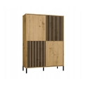 KAMARO 4DK SLIM/GŁ OAK ARTISAN KÕRGUSKAPID