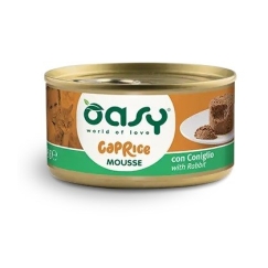 Корм для кошек OASY Caprice Mousse с кроликом – влажный корм – 85 г