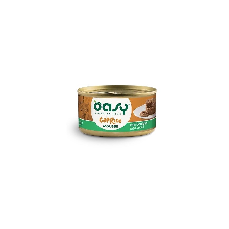 OASY Caprice Mousse Triušis - drėgnas kačių ėdalas - 85g
