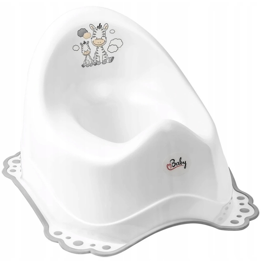 Maltex neslīdošs nakts pods Zebra balts 6517_60 – 2