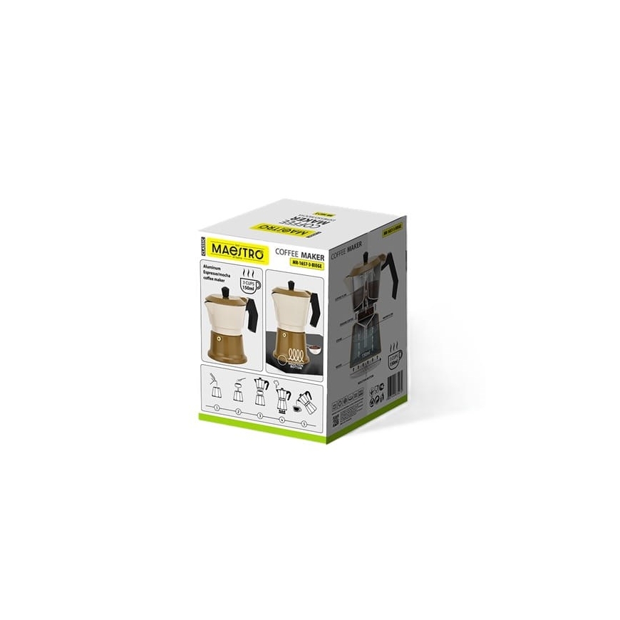 Alumīnija moka katls MR-1657-3-BEIGE MAESTRO – 2