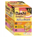 INABA Dashi Delights Silky Broth Kana ja lohi sekoitus - märkäkissa ruoka - 12x40g INABA Dashi Delights Silky Broth Kana ja lohi sekoitus - märkäkissa ruoka - 12x40g
