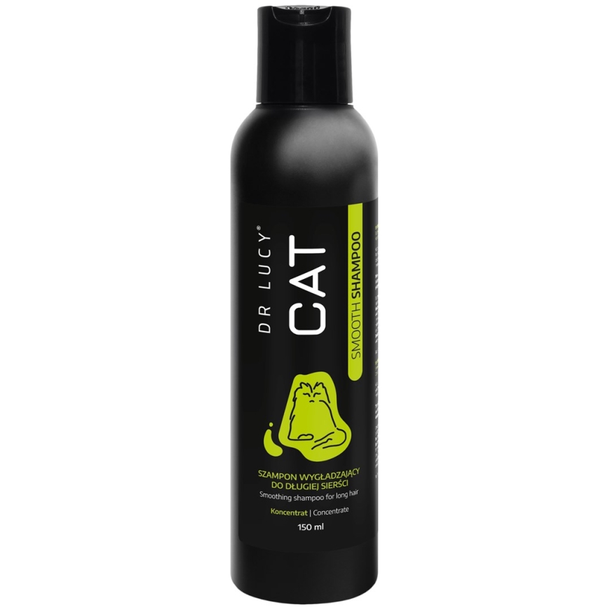DR LUCY - KISSAN SILKKISHAMPOO 150 ML KESKITETTY, SILKKISTAVA SHAMPOO PITKÄTÄ HIUKSIA OLEVILLE KISSOILLE