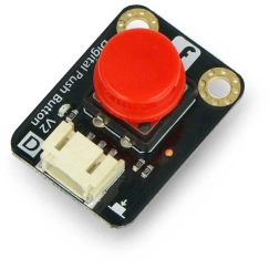 DFRobot Gravity Digitaalne Nupp Taktik Switch, Punane