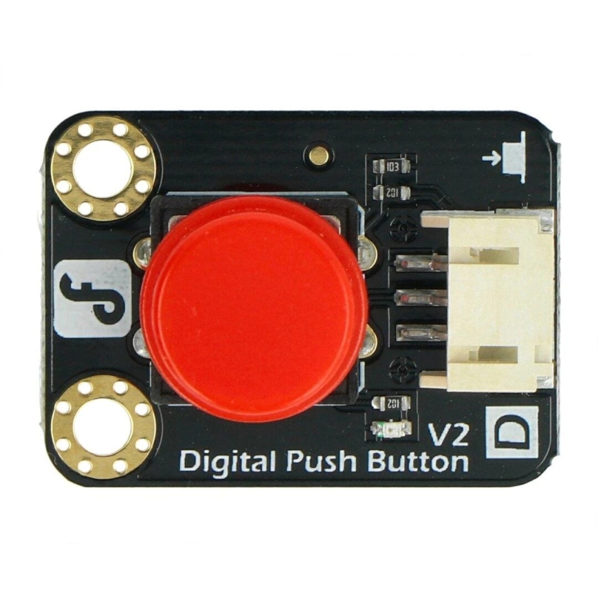 DFRobot Gravity Digitaalne Nupp Taktik Switch, Punane – 2
