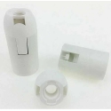 Oem E14 pesaga sileda kampsuga - valge - Plastik pesaga Oem E14 pesaga sileda kampsuga - valge - Plastik pesaga